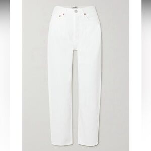 AGOLDE 90s Crop Mid-Rise Straight Leg Denim